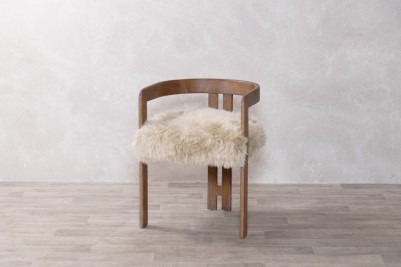 Gardena Sheepskin Dining Chair - Caramel